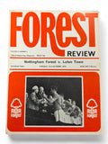 Nottingham Forest vs Luton Town 1975/76 programme