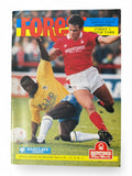 Nottingham Forest vs Luton Town 1991/92 programme