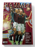 West Ham United vs Wimbledon 1997/98 programme