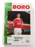 Middlesbrough v Swindon Town 1991 programme