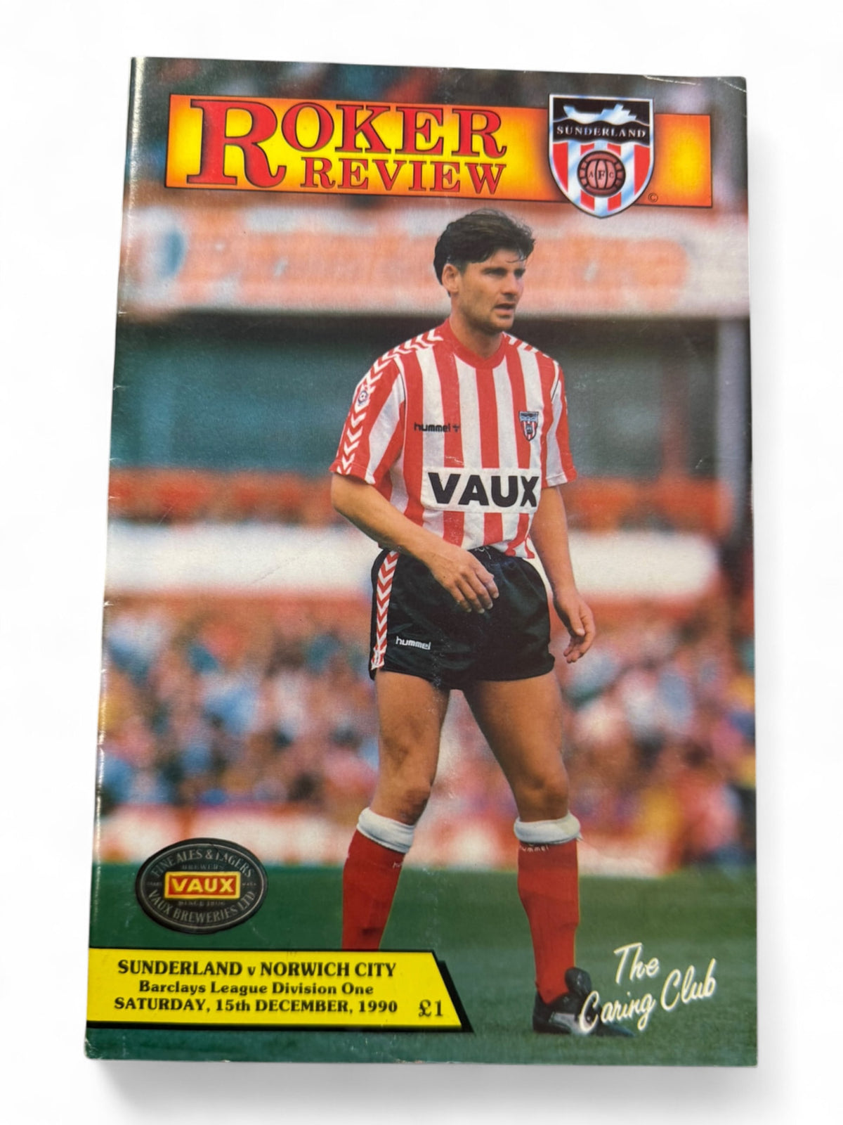 Sunderland v Norwich City 1990 programme