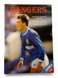 Rangers v Boavista 1986 UEFA Cup programme