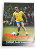 Sheffield Wednesday v Queens Park Rangers 1981 programme