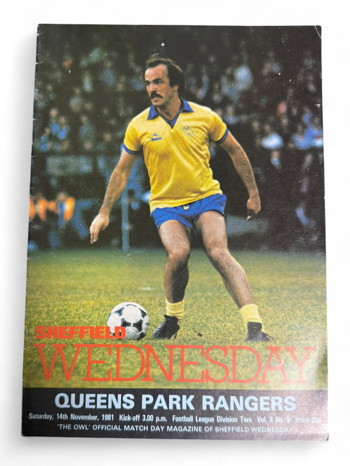 Sheffield Wednesday v Queens Park Rangers 1981 programme
