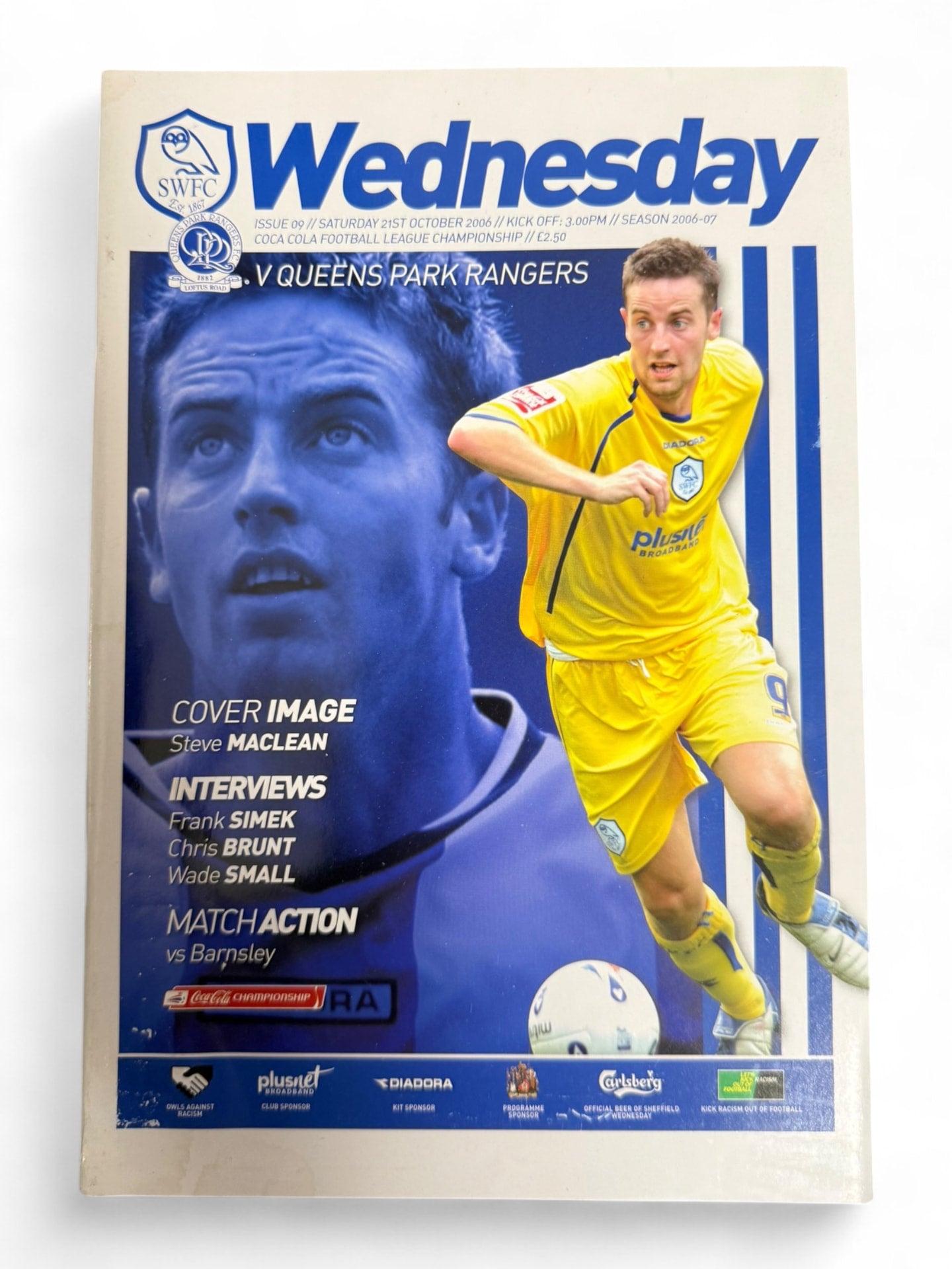 Sheffield Wednesday v QPR 2006 programme