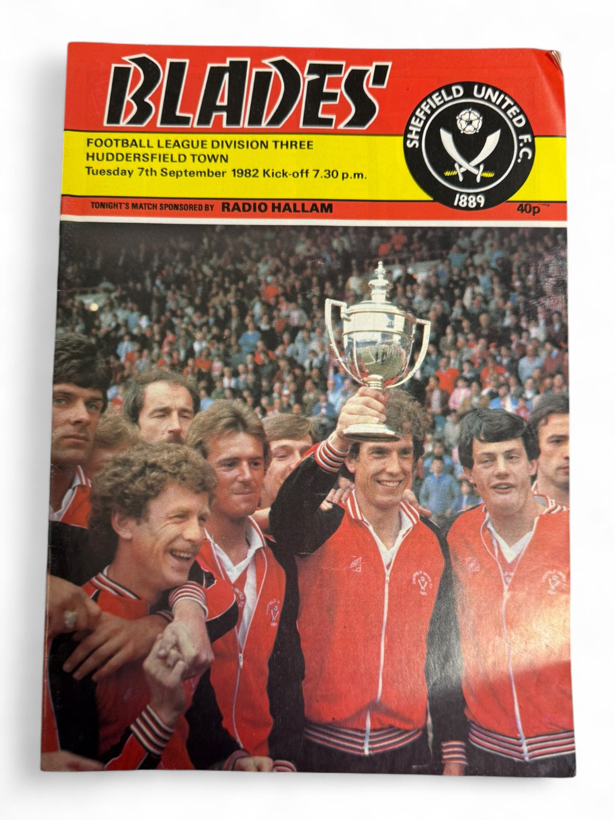 Sheffield United v Huddersfield Town 1982 programme