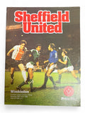 Sheffield United v Wimbledon 1980 programme