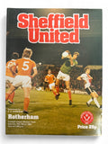 Sheffield United v Rotherham 1980 programme