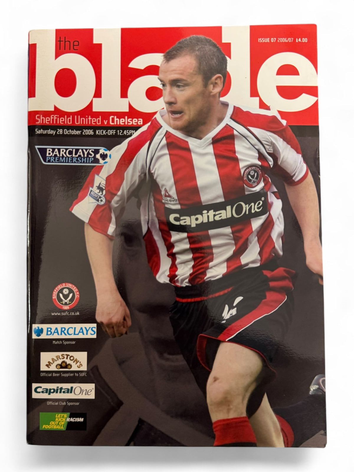 Sheffield United v Chelsea 2006 programme