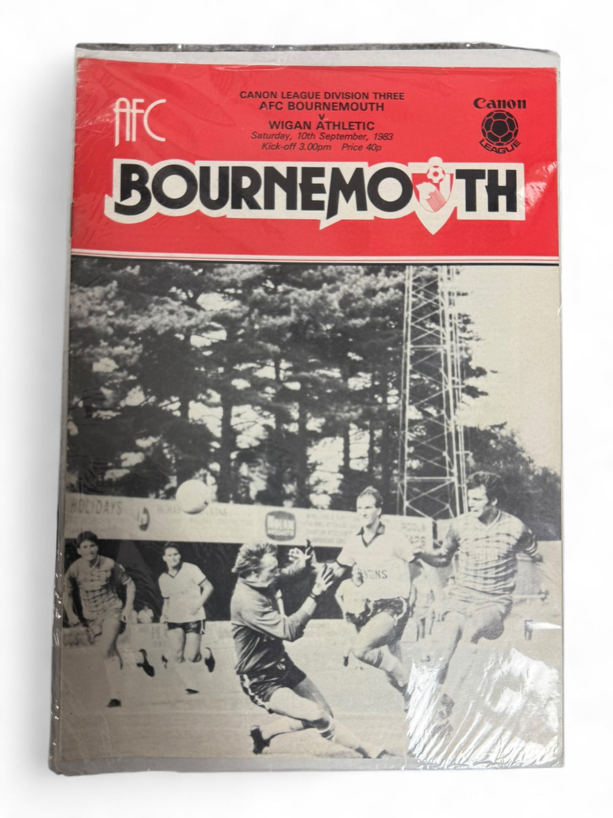 AFC Bournemouth v Wigan Athletic 1983 programme