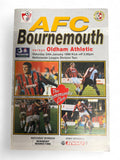 AFC Bournemouth v Oldham Athletic 1998 programme