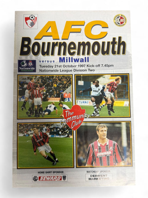 AFC Bournemouth v Millwall 1997 programme