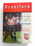 Brentford v Chesterfield 1997 programme