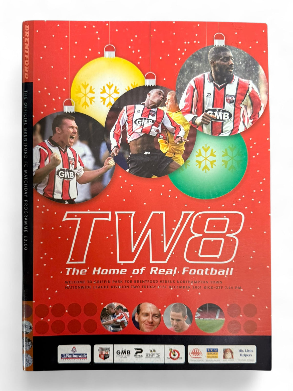 Brentford v Northampton Town 2001 programme