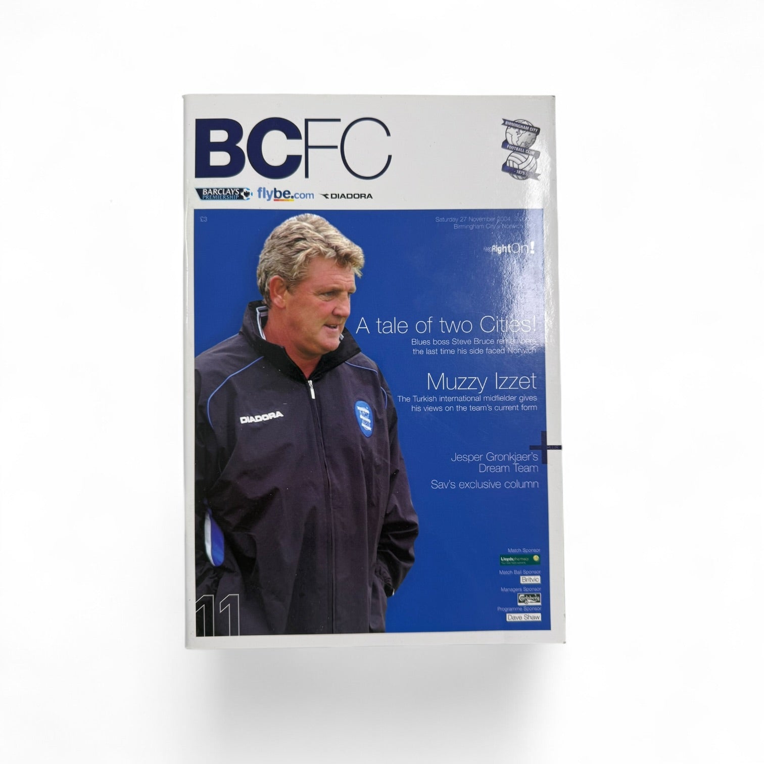 Birmingham City vs Norwich City 2004/05 Retro Match Day Programme