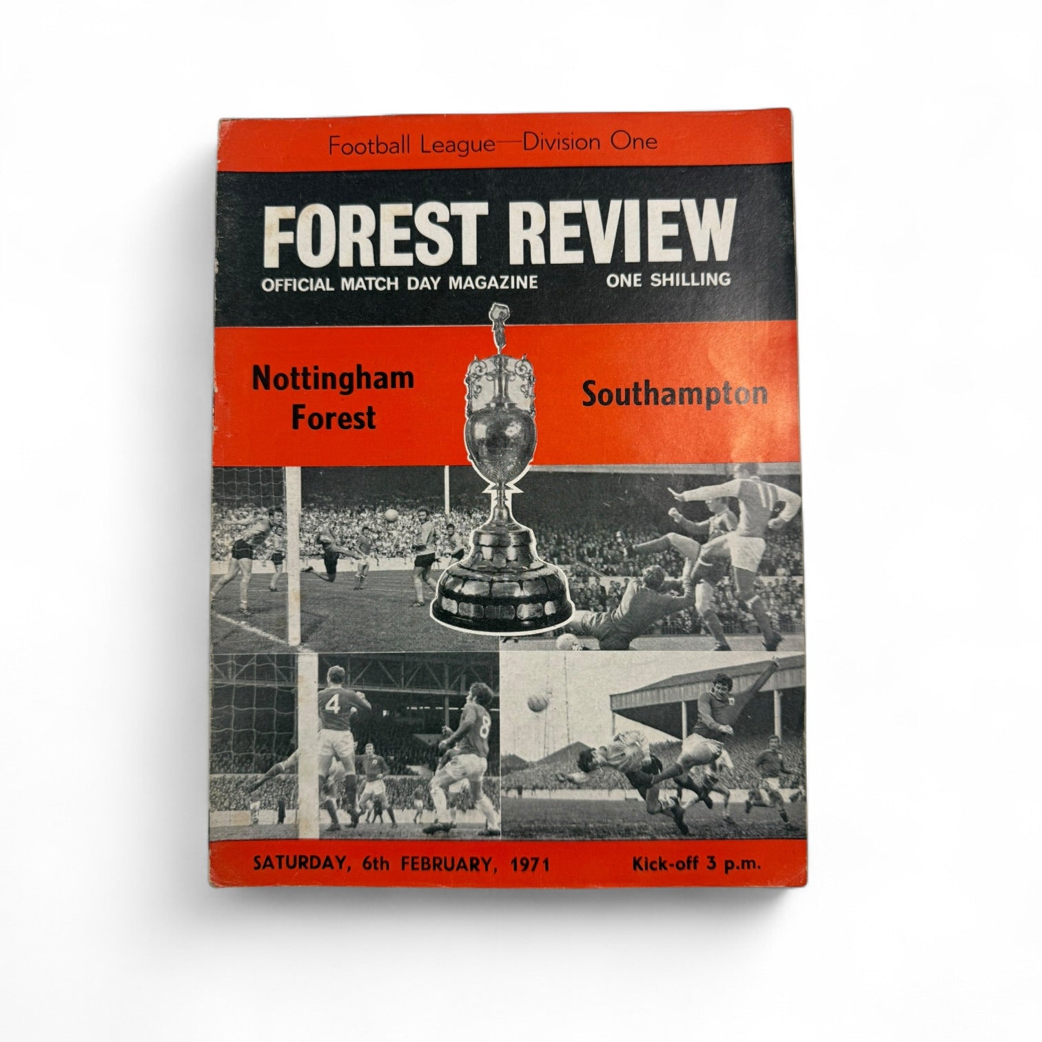 Nottingham Forest vs Southampton 1970/71 Retro Match Day Programme