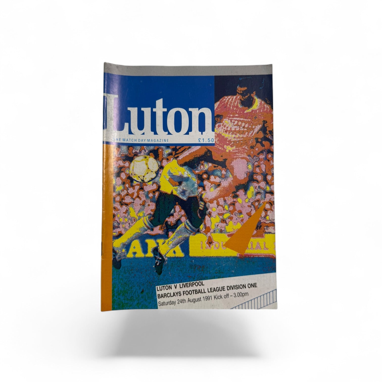 Luton vs Liverpool 1991/92 Retro Match Day Programme