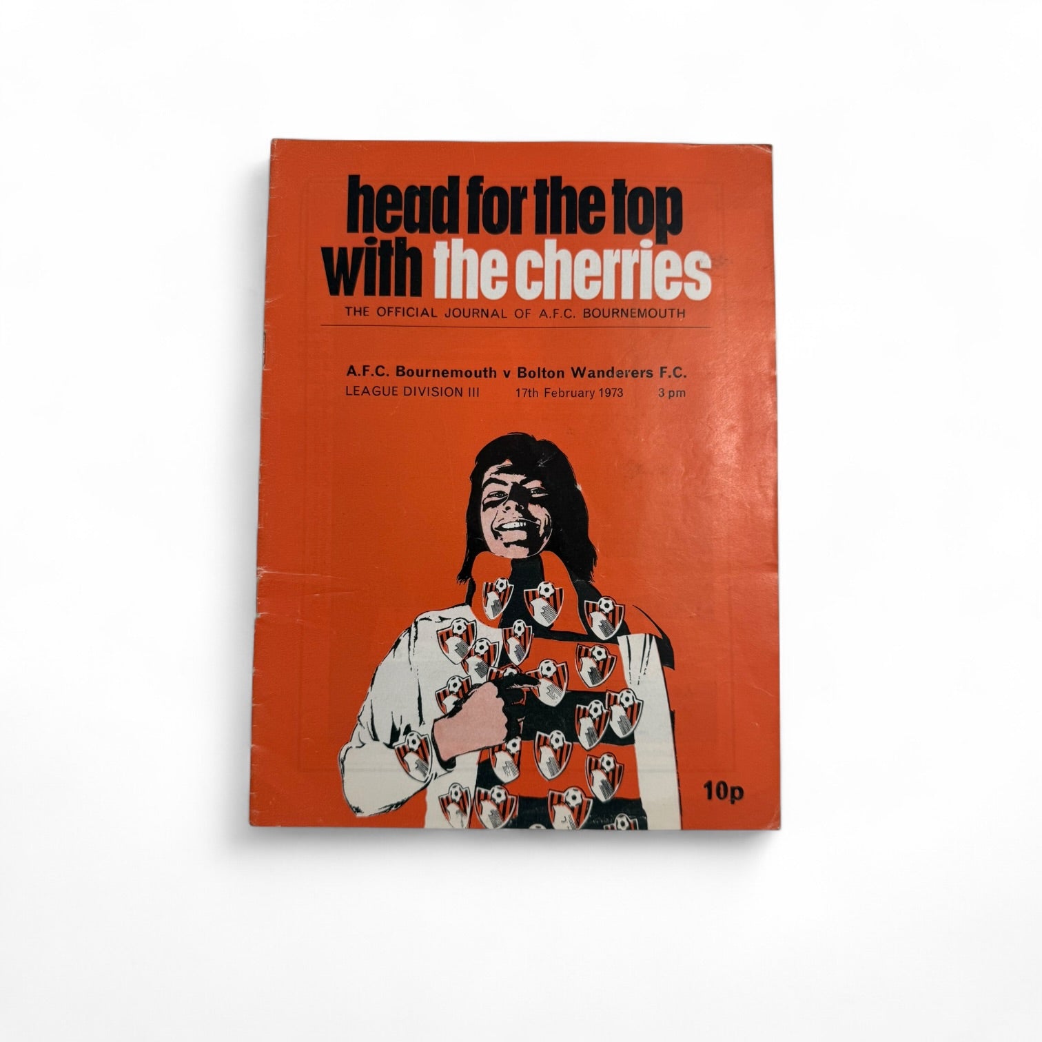 AFC Bournemouth vs Bolton Wanderers 1972/73 Retro Match Day Programme
