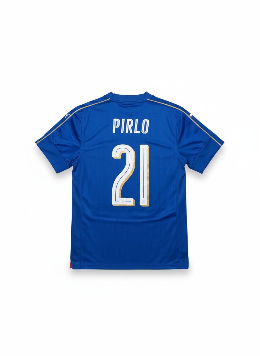 Italy 2016-17 Home Football Shirt - PIRLO 21 - Back