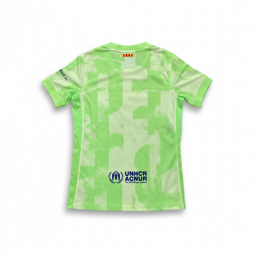 Barcelona 2024/25 Third Football Shirt - Back with UNHCR badge