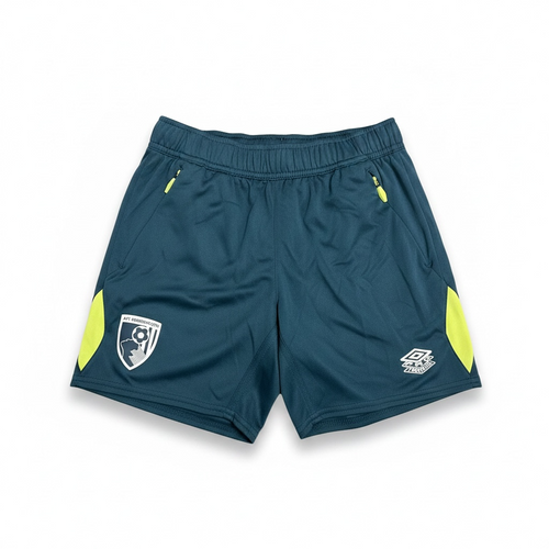 AFC Bournemouth 2024/25 Teal Training Shorts - Kids front