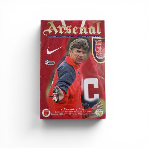 Arsenal vs Coventry City 1996/97 programme