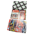 Sunderland Retro Programmes Mystery Gift Box open with assorted programmes