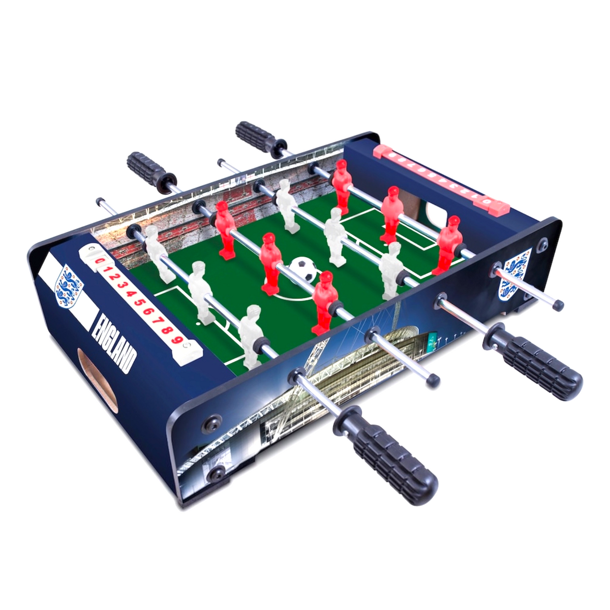 England Table Football Game - 20 Inch side view