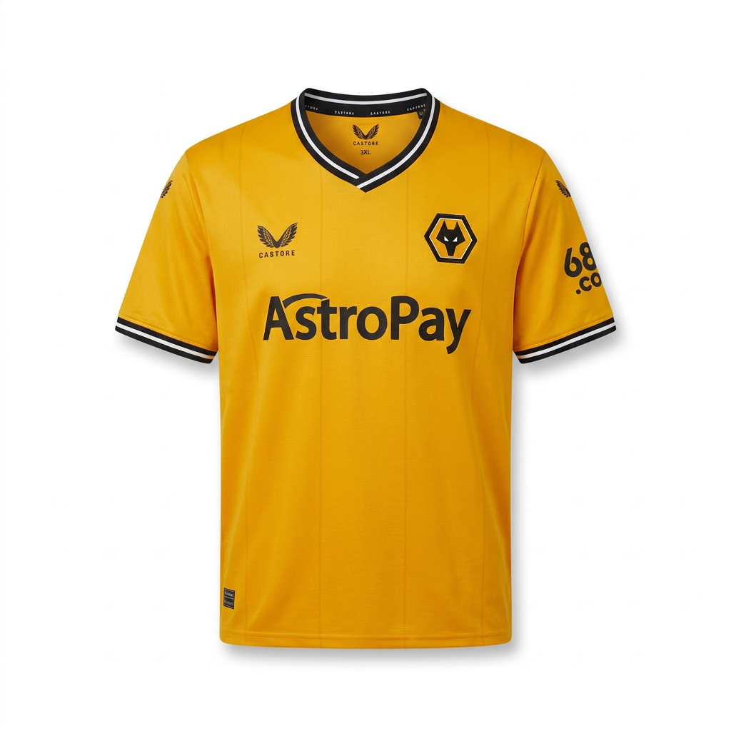 Wolves 2023-24 Home Football Shirt 3XL - Front