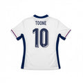 England Women 2023-24 Home Football Shirt - TOONE 10 - S (UNISEX)