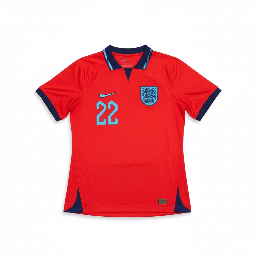England 2022-23 Away Football Shirt - Bellingham 22 - S