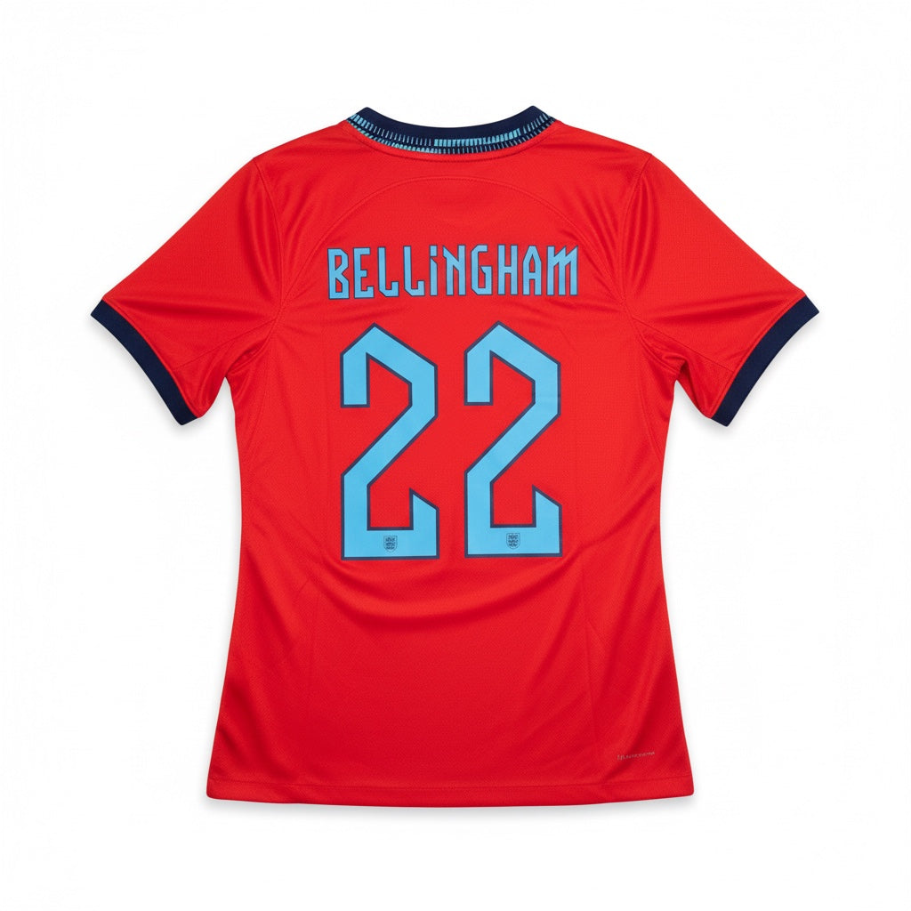 England 2022-23 Away Football Shirt - Bellingham 22 - S