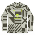 AC Milan 2022/23 LS Green Moss Pre-Match Sweat Top front