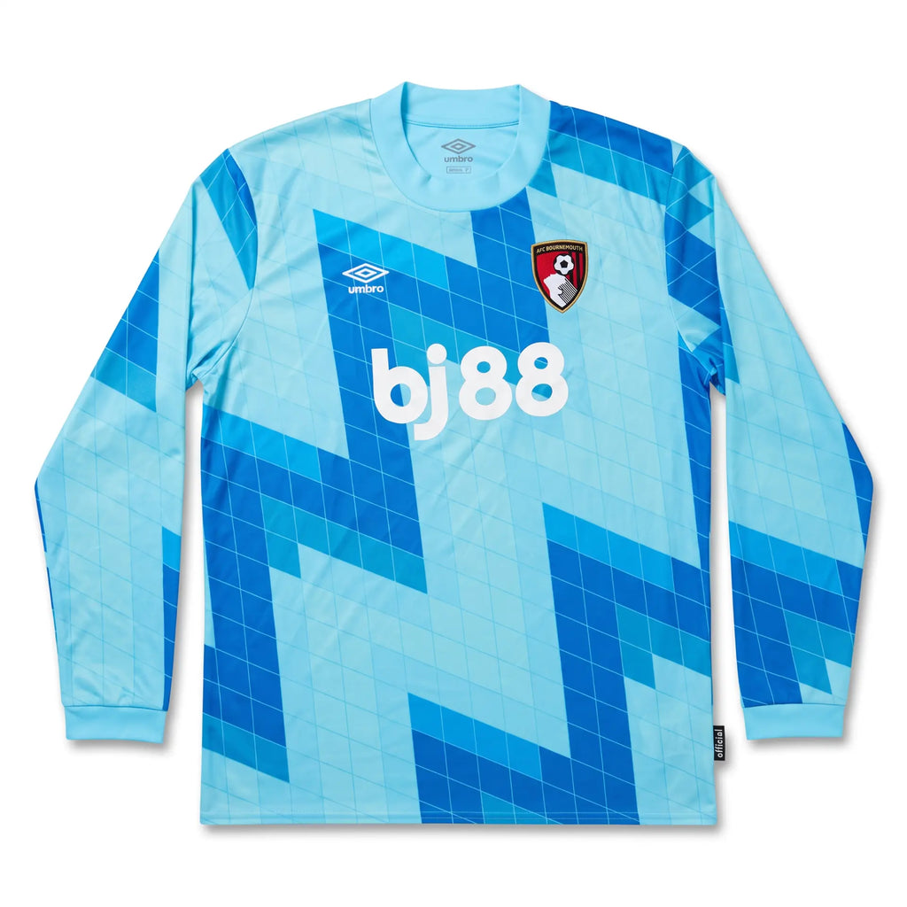 AFC Bournemouth 2024/25 Umbro GK Aqua Football Shirt - Front