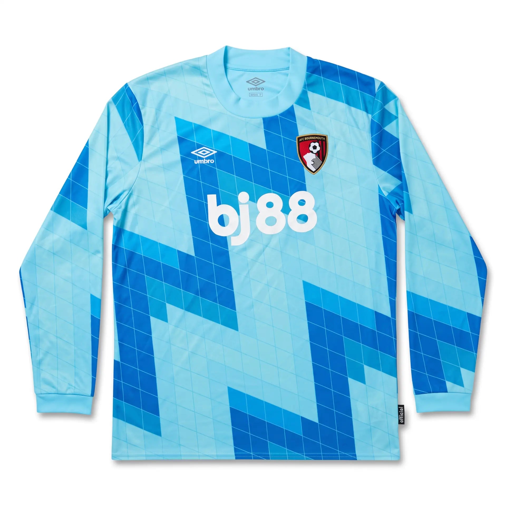 AFC Bournemouth 2024/25 Umbro GK Aqua Football Shirt - Front