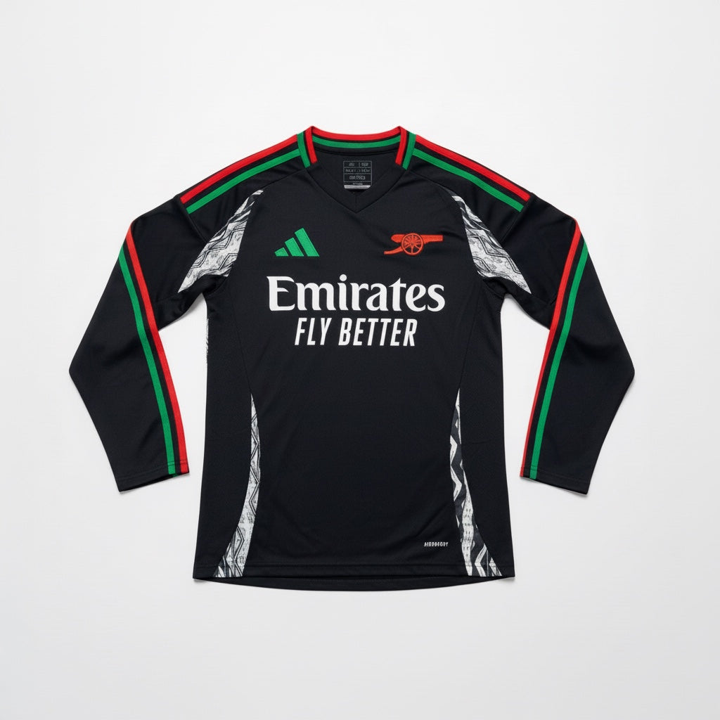 Arsenal 2024/25 Away L/S Football Shirt - Front