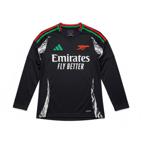 Arsenal 2024/25 Away L/S Football Shirt - Front angle