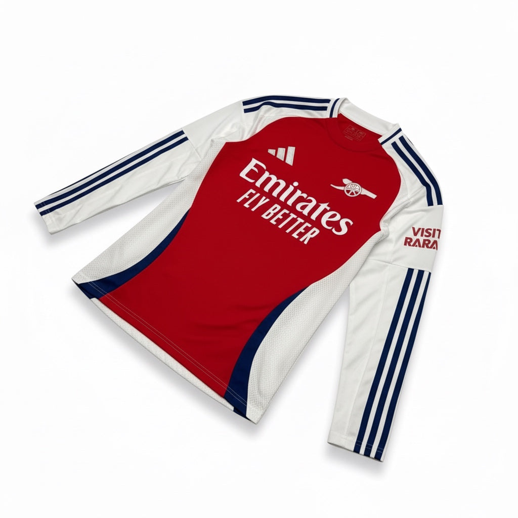 Arsenal 2024-25 Home L/S Football Shirt - Angled
