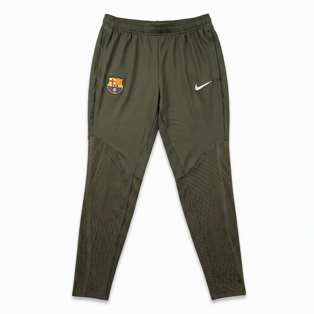 Barcelona 2023/24 Strike Khaki Green Training Pants - Front