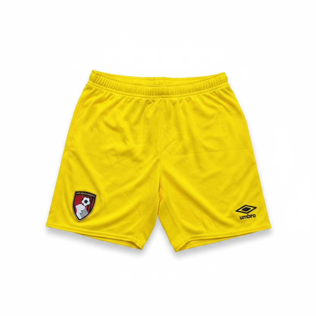 AFC Bournemouth 2024/25 GK Yellow Shorts - Front
