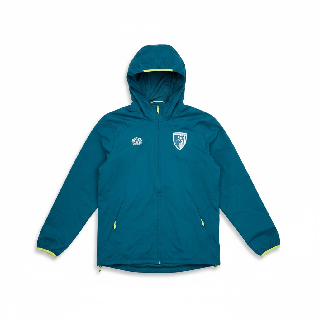 AFC Bournemouth 2025/26 Umbro Deep Lagoon Shower Jacket - Front