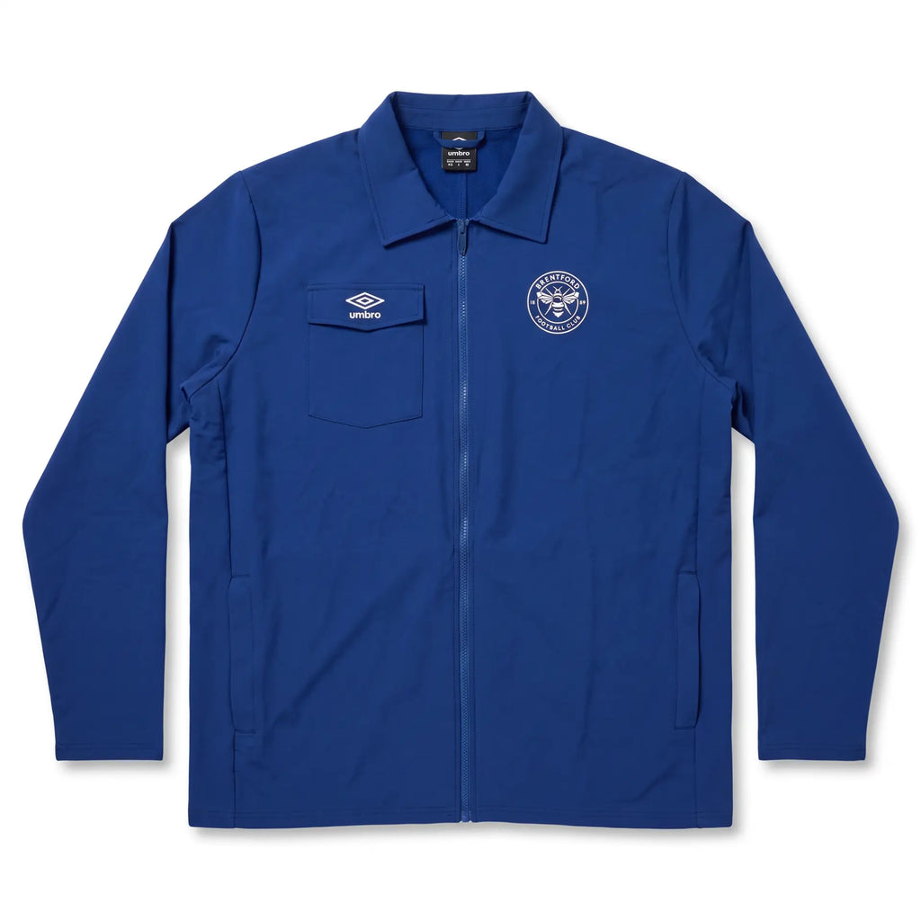 Brentford 2024/25 Navy Presentation Jacket - Front
