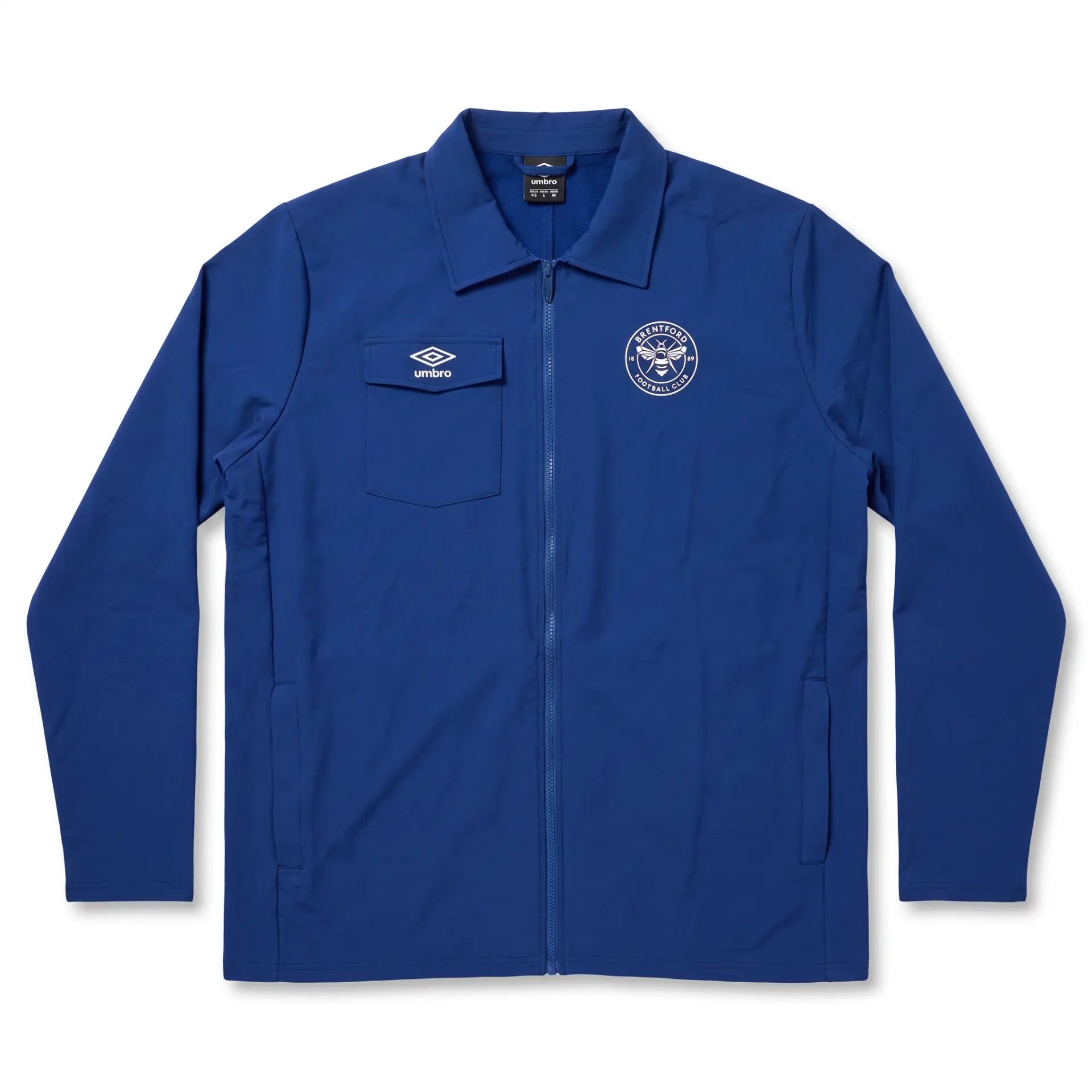 Brentford 2024/25 Navy Presentation Jacket - Front