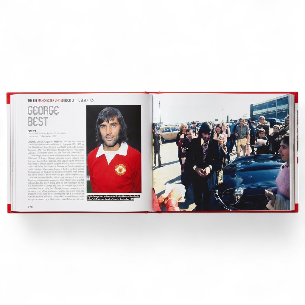 The Big Manchester United Book of the Seventies - George Best interior spread