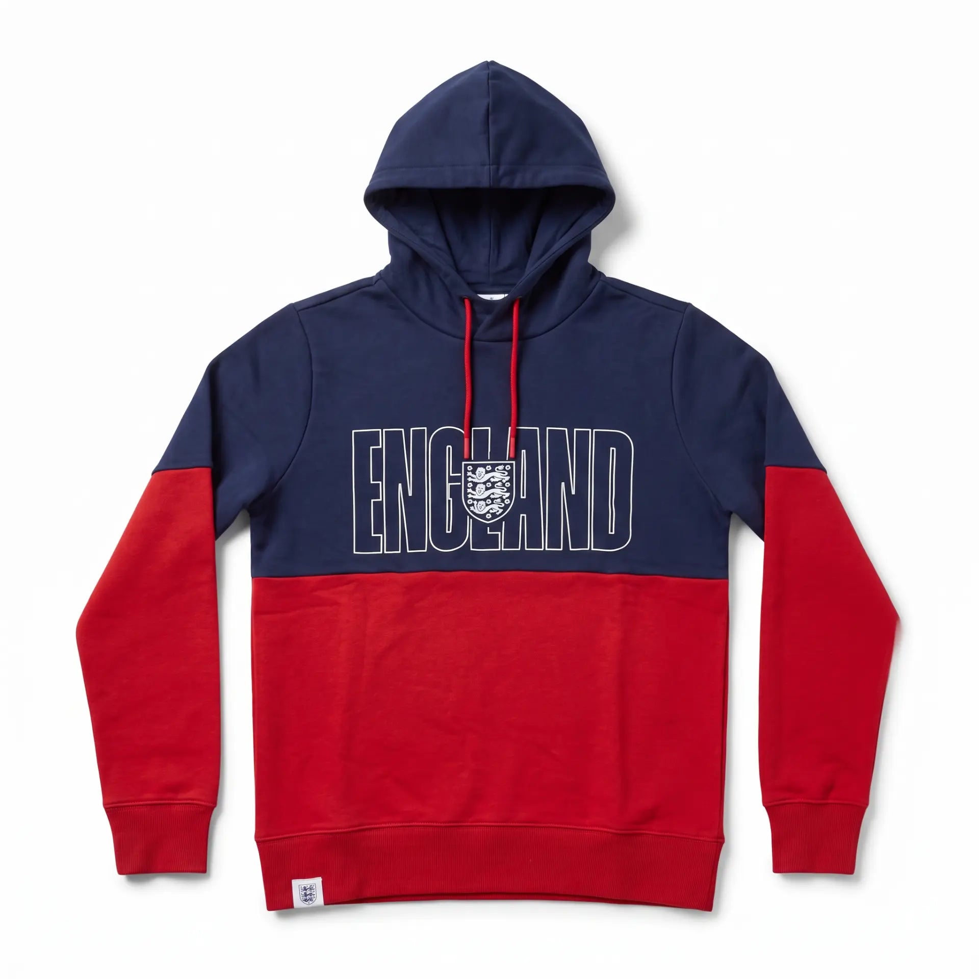 England Iconic Block Overhead Hoodie - Front