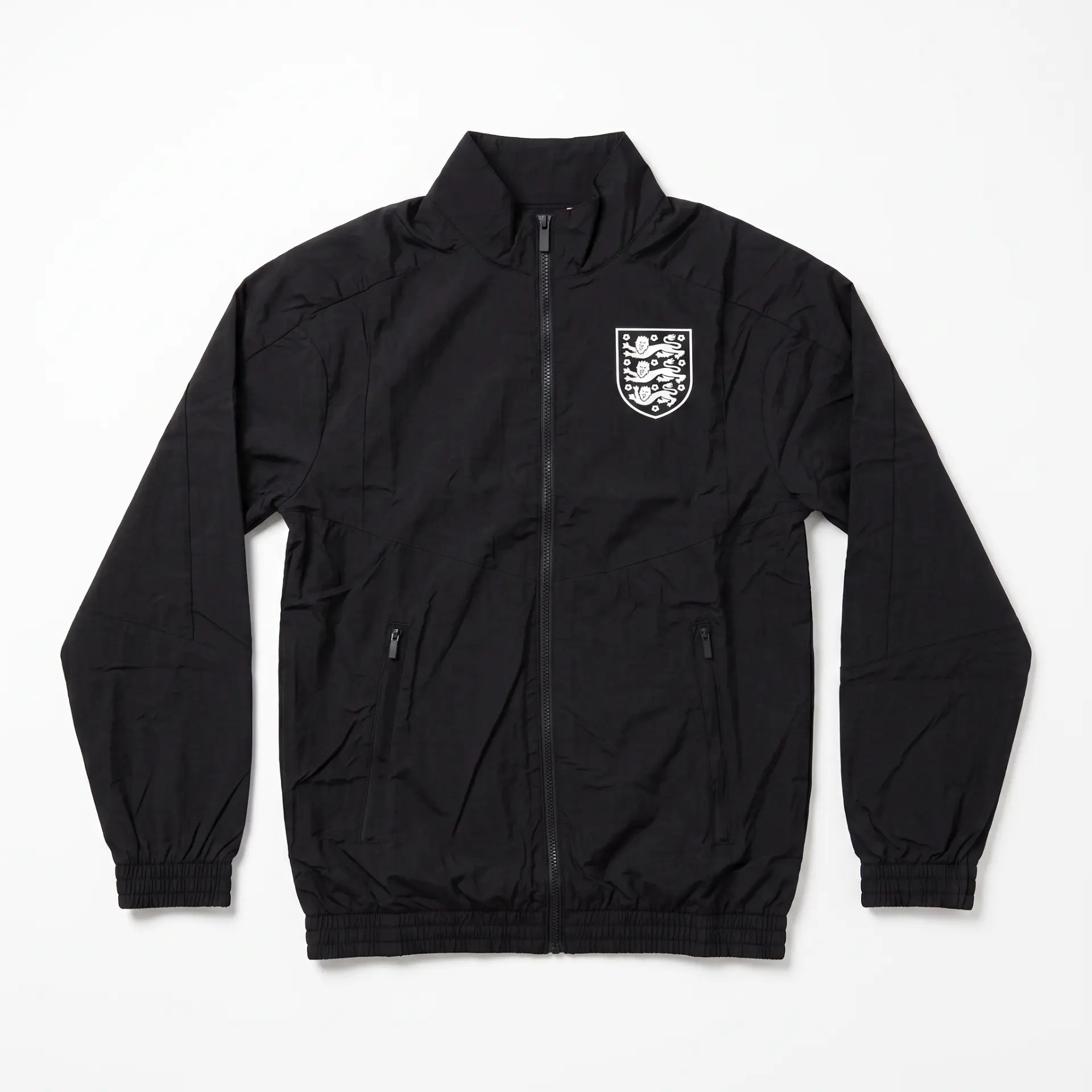 England Black Full Zip Track Jacket - Front