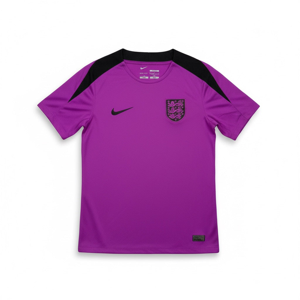 England 2025 Strike Purple Training Shirt - Front
