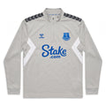 Everton Hummel Third Matchday Grey Half Zip Training Top front