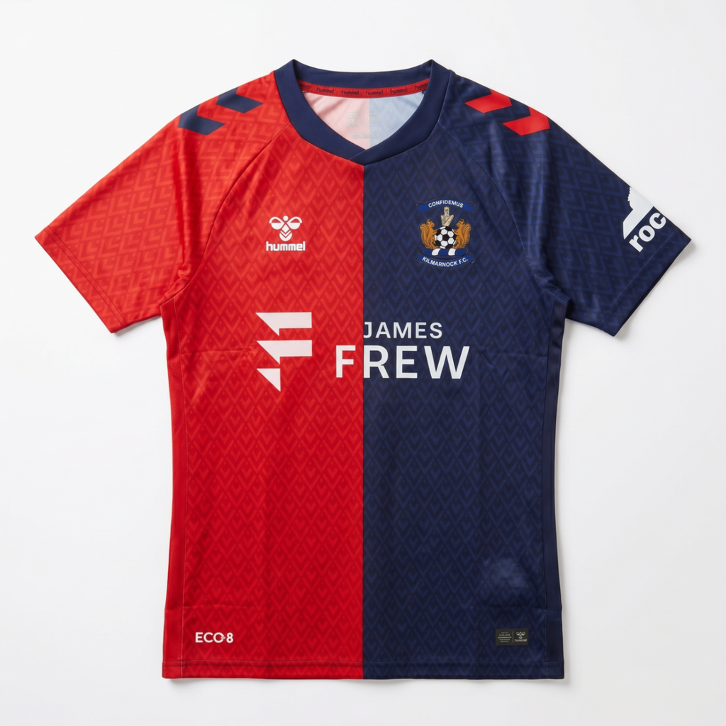 Kilmarnock 2025/26 Away Football Shirt - Front