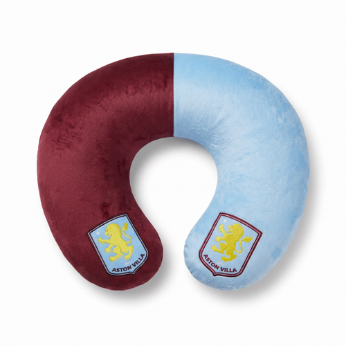 Aston Villa Travel Neck Pillow - angled